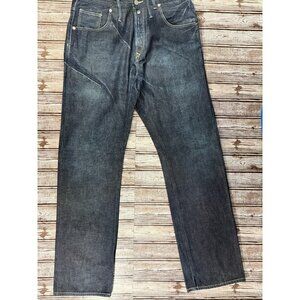 Garbstore straight legs Japanese Slevedge Redline denim jeans size 34